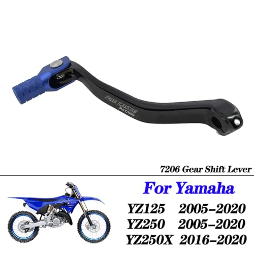 ATPONCX Motorrad Schalthebel CNC-Schalthebel/Passend for YAMAHA YZ125 YZ250 YZ250F YZ450F YZ250FX YZ450FX WR250F WR450F YZ 250 450 WR 250F 450F 1991-2020(For Yamaha 7206) von ATPONCX