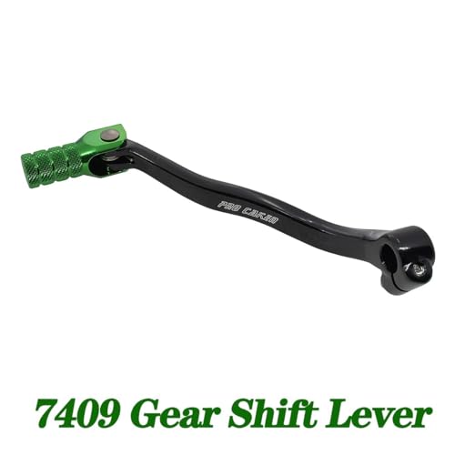 ATPONCX Motorrad Schalthebel Motocross-CNC-Schalthebel/Passend for Kawasaki KX250F KX450F KX60 KX80 KX85 KX100 KX250 KX450 KX450X KLX450R KX 250F 450F 2003-2023(7409 Shift Lever) von ATPONCX