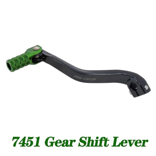 ATPONCX Motorrad Schalthebel Motocross-CNC-Schalthebel/Passend for Kawasaki KX250F KX450F KX60 KX80 KX85 KX100 KX250 KX450 KX450X KLX450R KX 250F 450F 2003-2023(7451 Shift Lever) von ATPONCX
