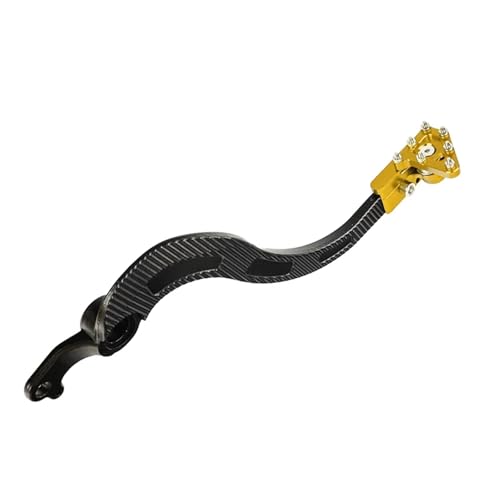 ATPONCX Motorrad Schalthebel Motorrad CNC Shifter Schaltpedal Hinten Fuß Bremspedal Hebel/Fit for Honda CRF250R CRF450R CRF450RX CRF250RX CRF 250 450 R RX(1set Yellow) von ATPONCX