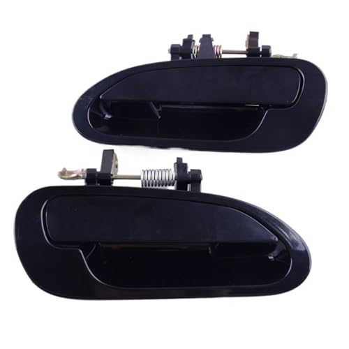 Auto Außentürgriff 1 Paar hinterer linker und rechter Auto-Außentürgriff/Passend for Honda Accord 2.0 2.3 3.0 Limousine 4 Türen 1998 1999 2000 2001 2002 Schwarz von ATPONCX