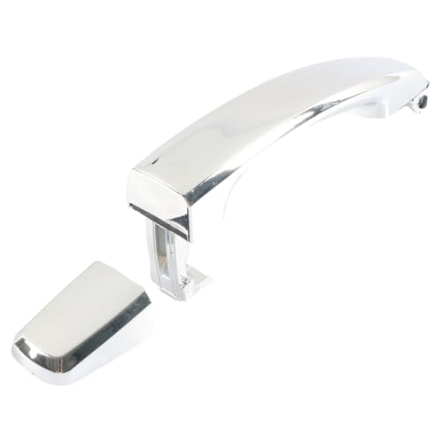 Auto Außentürgriff 1x Vorne/Hinten Links Rechts Chrom ABS Tür Außengriff Abdeckungen/Passend for Chevrolet Captiva Sport Aveo/Passend for Saturn Vue 96468254 96468266(Chrome without holes) von ATPONCX