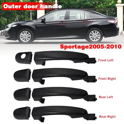 Auto Außentürgriff 82662-1F000 82651-1F000 Auto Außen Außerhalb Tür Griff Vorne Links/Rechts/Fit for KIA Sportage 2005 2006 2007 2008 2009 2010(Front Right) von ATPONCX