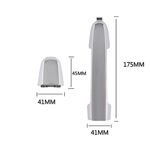 Auto Außentürgriff Rechter Chrom-Front-Hinten-Außentürgriff/Passend for Kia Spectra Cerato Hatchback Koup 2009 2010 2011 2012 2013 Auto-Außengriffe(Rear 1pcs) von ATPONCX
