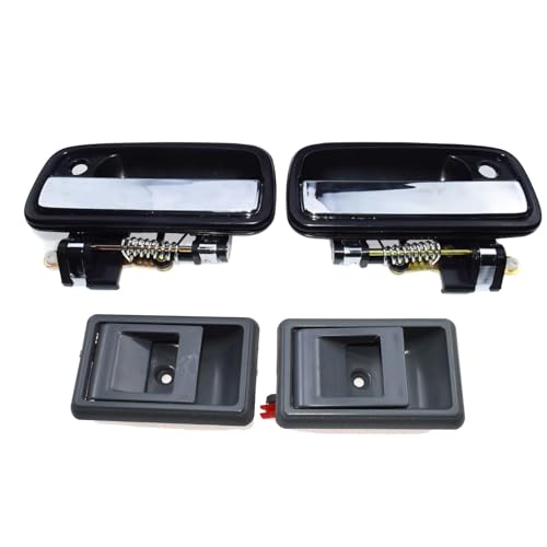 Auto Außentürgriff Türgriff vorne links rechts außen und innen/passend for Toyota Tacoma 1995 1996 1997 1998 1999 2000 2001 2002 2003 2004(Dark Grey) von ATPONCX