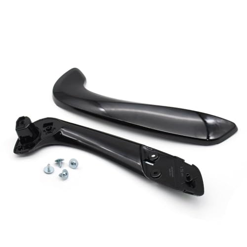 Auto Innenraum Türgriff 2PCS Auto Vorne Links Rechts Innen Tür Griff Greifen Kit/Fit for Renault Megane 3 MK3 Fluence 2008-2016 809540001R 809600007R(Piano Black Right) von ATPONCX