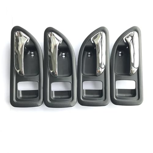 Auto Innenraum Türgriff 4 STÜCK SCHWARZER TÜRGRIFF INNEN/Passend for Great Wall Haval Hover H3 H5 2010-2013 Innengriff Autogriff Türknauf von ATPONCX