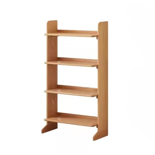 ATREDESES Bücherregal Einfaches Haushalts-Bücherregal Aus Massivholz, Wohnzimmer, Eiche, Lagerregal, Schlafzimmer, Arbeitszimmer, Lagerregal Dekoratives Aufbewahrungsregal(S:70CMX30CMX126CM) von ATREDESES