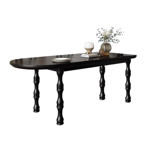 ATREDESES Esstisch Kleine Haushalts Retro Massivholz Esstisch Kreative Werkbank Halbrunde Wand Esszimmertisch ATREDESES Esstisch Kleine Haushalts Retro Massivholz Esstisch Kreative Werkbank Halbrunde Wand Esszimmertisch von ATREDESES