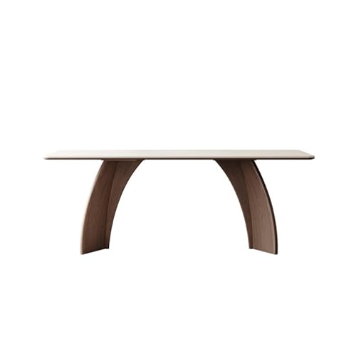 ATREDESES Esstisch Rock Board Tabletop Rechteckigen Hause Einfache Moderne Massivholz Esstisch Esszimmertisch(180 * 90 * 75cm) von ATREDESES