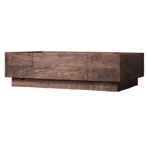 ATREDESES Kleiner Couchtisch Nordic Holz Lange Kaffee Tisch Lagerung Moderne Kleine Wohnung Wohnzimmer Einfache Multifunktionale Möbel Wohnzimmer-Sofa-Beistelltisch(130cm) von ATREDESES
