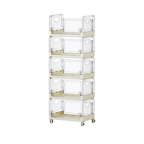 Ablageregal Bodenstehendes Küchenlagerregal Badezimmer Mehrschichtiges Schlafzimmer-Nachttisch-Snacklager Badezimmerlagerregal Küchenregal(C) von ATREDESES