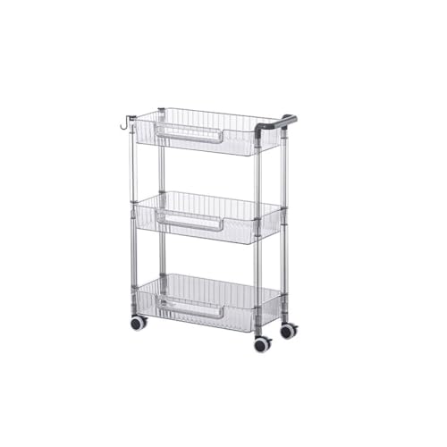Ablageregal Küche Lagerung Rack Küche Stand Schlafzimmer Multi-Schicht Snack Mobile Badezimmer Wc Lagerung Lagerung Rack Platz Küchenregal(B) von ATREDESES