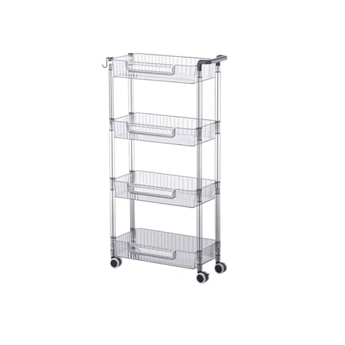 Ablageregal Küche Lagerung Rack Küche Stand Schlafzimmer Multi-Schicht Snack Mobile Badezimmer Wc Lagerung Lagerung Rack Platz Küchenregal(C) von ATREDESES