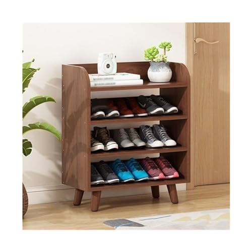 Schuhveranstalter 4/5/6 Tier Holz Schuhregal Organisator, freistehender Eingang Schuhregal Lagerregale, Durable Kiefer Schrank Organizer Regal Schuhregal(63x29x80.4cm) von ATREDESES