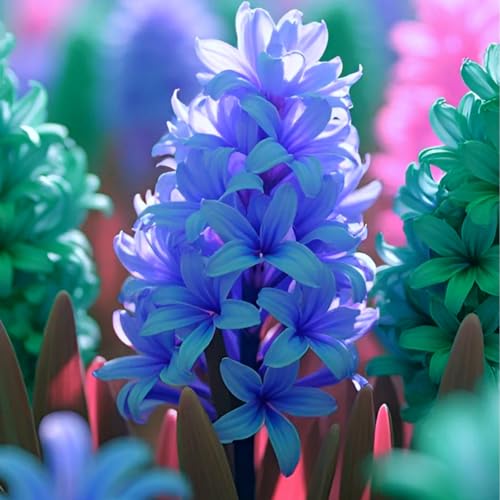 Hyacinthus-Rhizome, kräftiges Wachstum, hervorragende Haptik, gemischt mit Gold- und Jadeschnitzereien-8 Rhizome-B von ATRHBF