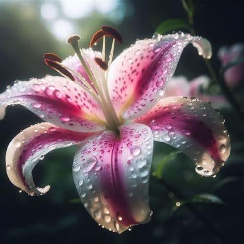 Lilien-Rhizome, hervorragendes Aussehen, kann eingetopft werden, Balkongarten im Innenbereich, duftend-6 Rhizome-C von ATRHBF