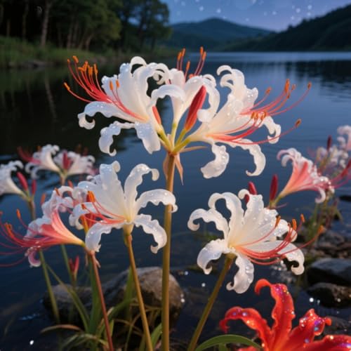 Lycoris Rhizome/Spinnenlilie/Gartenarbeit/Perfekte Wahl für die Heimdekoration-8 Rhizome-F von ATRHBF