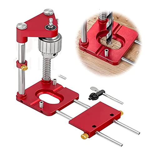 Bohrständer Für Bohrmaschine, Tragbarer Bohrsucher Präzisionssucher Verstellbare Bohrführung Handwerkzeuge Vertikales Führungswerkzeug-Set von ATRNA