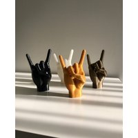 Metall Hand, Rock Handzeichen, Handskulptur, On, Teufel Hörner Geste von ATTA3DPRINTED
