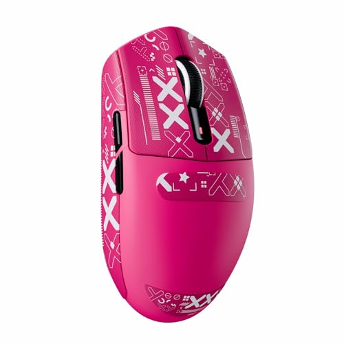 ATTACK SHARK G3 Kabellose Gaming-Maus, 25000 DPI, PAW3311-Sensor, 59g Superlight G305 Gamer-Mäuse, 80 Millionen Klicks, 500-mAh-Akku, Bluetooth/2.4G/Kabelgebundene, Für Win 11/PC/Mac, Beerenrot ATTACK SHARK G3 Kabellose Gaming-Maus, 25000 DPI, PAW3311-Sensor, 59g Superlight G305 Gamer-Mäuse, 80 Millionen Klicks, 500-mAh-Akku, Bluetooth/2.4G/Kabelgebundene, Für Win 11/PC/Mac, Beerenrot von ATTACK SHARK