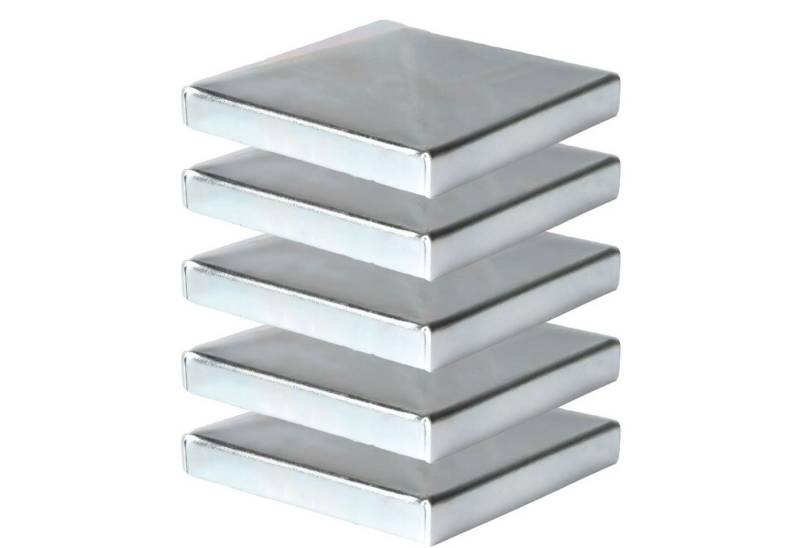 ATTAS Pfostenkappe Pfostenkappen Set (5 stück), Stahl Pyramide (5er Set), Verzinkt von ATTAS