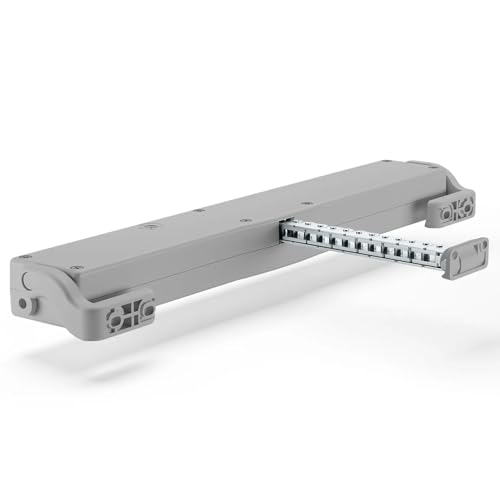 Elektrischer Fensteröffner | STAR 30 230V comunello Mowin | Fensterantrieb mit Kettenantrieb | einstellbarer Hub | 300N Schub-/Zugkraft | Kipp-/ Klapp-/ Dachfenster (Grau) von ATTAS