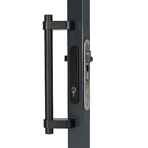 Locinox Fester Griff aus Eloxiertem Aluminium - BAR-A/Biegewinkel 0° & 60 für Gartentore Türen Drehtore Drücker (Doppelseitig, 60°) von ATTAS