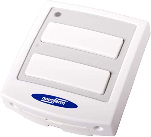 Funkwandtaster Innentaster 433 MHz Tormatic Novoferm DuoControl weiß von ATTAS