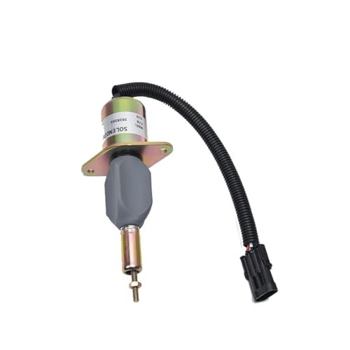 Magnet DC12V 24V 3928161 Aggregat Motor Kraftstoff Abschaltung Stop Magnetventil Flammendurchschlag Kraftstoff Schneiden Ventil Control Schalter Kraftstoffstoppmagnet(24V) von ATUMY
