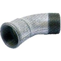Ellenbogen 45° großer Radius MF Gusseisen verzinkt 26x34 Ellenbogen 45° großer Radius MF Gusseisen verzinkt 26x34 von ATUSA