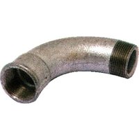 Großer Radius 90° Bogen aus schwarzem Gusseisen MF 15x21 Großer Radius 90° Bogen aus schwarzem Gusseisen MF 15x21 von ATUSA