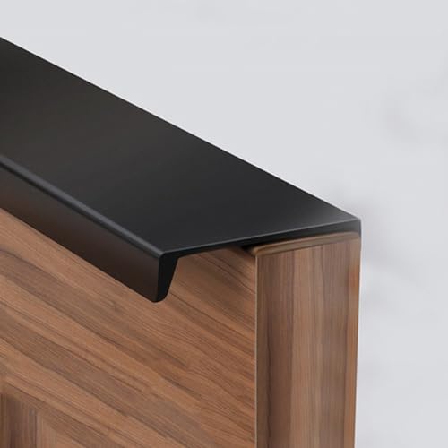 ATWQDBP 1 x verdeckter Türgriff aus Aluminiumlegierung,schwarz,unsichtbare Schrankgriffe,Küchenschränke,Möbelgriff,verdeckter Kleiderschrankgriff,Schubladengriff,mit Schrauben (Lochabstand 192 mm) ATWQDBP 1 x verdeckter Türgriff aus Aluminiumlegierung,schwarz,unsichtbare Schrankgriffe,Küchenschränke,Möbelgriff,verdeckter Kleiderschrankgriff,Schubladengriff,mit Schrauben (Lochabstand 192 mm) von ATWQDBP