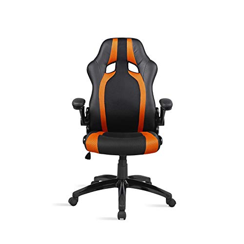 ATX Racing GT Gaming Chair, Metall Polyvinylchlorid PU Schaumstoff 3D-Mesh, orange, Tamaño único von ATX Racing