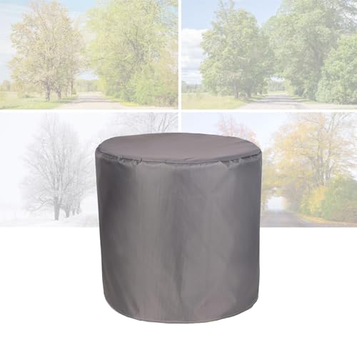 ATYUJKB Abdeckungen für Gartenmöbel Wasserdicht 50x50cm, 420D Abdeckung für Gartenmöbel Schwerlast Rund, wasserdichte Schutzhülle Abdeckplane, Gewebe Wasserdicht Abdeckhaube von ATYUJKB