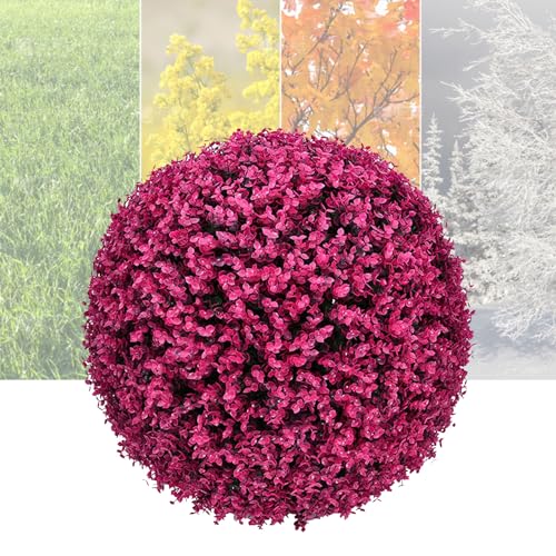 ATYUJKB Buchsbaumkugel Künstlich Topiary Kugel 45cm, Künstliche Simulierte Graskugel, Dekokugeln Aus Grünem Gras Grasball-dekor, Graskugel Deko für Die Haustür, Den Hinterhof von ATYUJKB