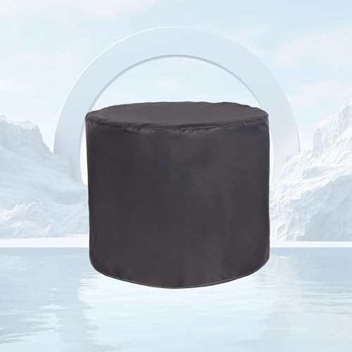 ATYUJKB Outdoor Abdeckplane Gartenmöbel Schutzhülle Wasserdicht 100x100cm, 420D Gartenmöbel Abdeckung Wasserdicht Rund, Wasserdicht Tischabdeckungen, Universal Abdeckhaube Für Gartenmöbel von ATYUJKB