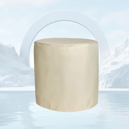 ATYUJKB Outdoor Abdeckplane Gartenmöbel Schutzhülle Wasserdicht 60x60cm, 420D Gartenmöbel Abdeckung Wasserdicht Rund, Wasserdicht Tischabdeckungen, Universal Abdeckhaube für Gartenmöbel von ATYUJKB
