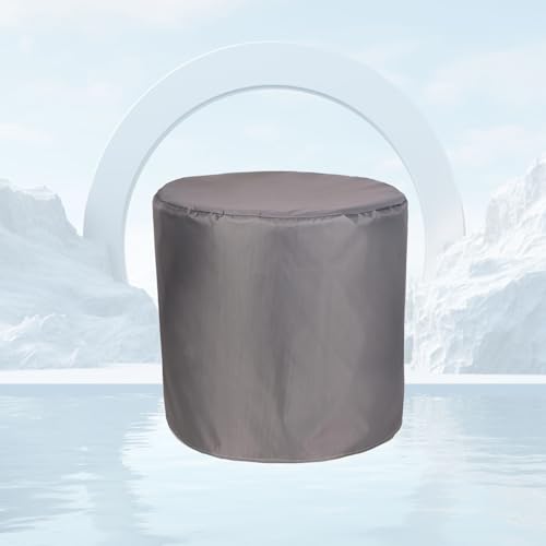 ATYUJKB Outdoor Abdeckplane Gartenmöbel Schutzhülle Wasserdicht 70x60cm, 420D Gartenmöbel Abdeckung Wasserdicht Rund, Wasserdicht Tischabdeckungen, Universal Abdeckhaube für Gartenmöbel von ATYUJKB