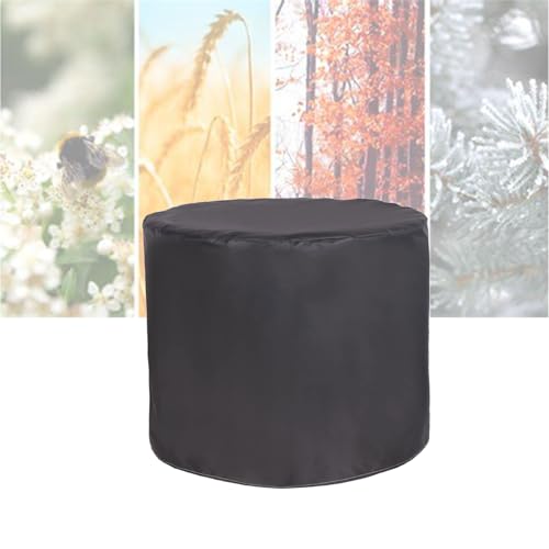 ATYUJKB Rund Gartenmöbel Abdeckung Wasserdicht 100x100cm, 420D Abdeckplane Gartenmöbel Schutzhülle, Gewebe Wasserdicht Abdeckhaube, Abdeckung für Gartenmöbel Schwerlast von ATYUJKB