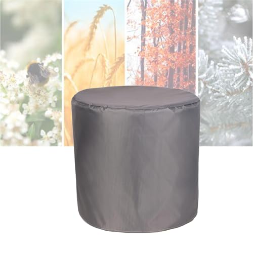 ATYUJKB Rund Gartenmöbel Abdeckung Wasserdicht 40x30cm, 420D Abdeckplane Gartenmöbel Schutzhülle, Gewebe Wasserdicht Abdeckhaube, Abdeckung für Gartenmöbel Schwerlast von ATYUJKB
