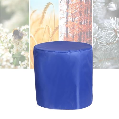ATYUJKB Rund Gartenmöbel Abdeckung Wasserdicht 70x60cm, 420D Abdeckplane Gartenmöbel Schutzhülle, Gewebe Wasserdicht Abdeckhaube, Abdeckung für Gartenmöbel Schwerlast von ATYUJKB