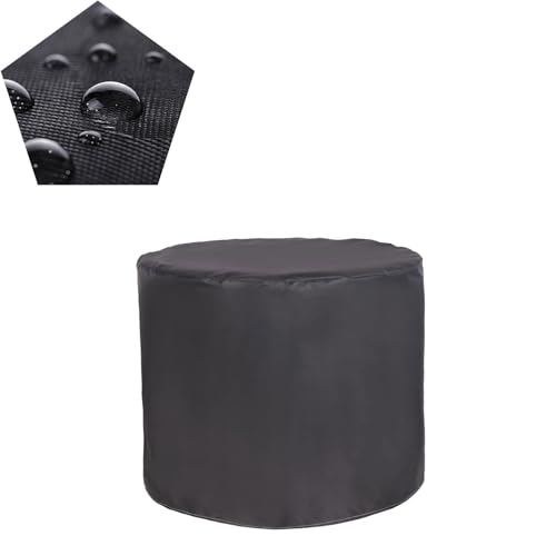 ATYUJKB Wasserdicht Abdeckhaube für Gartenmöbel Rund 140x100cm, 420D Oxford Gewebe Schutzhülle, Gartenmöbel Abdeckung Tisch, Gewebe Wasserdicht Abdeckhaube für Gartentische Terrassenmöbel von ATYUJKB