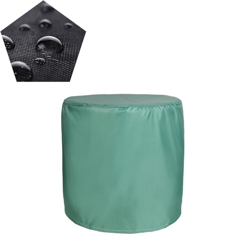 ATYUJKB Wasserdicht Abdeckhaube für Gartenmöbel Rund 50x50cm, 420D Oxford Gewebe Schutzhülle, Gartenmöbel Abdeckung Tisch, Gewebe Wasserdicht Abdeckhaube für Gartentische Terrassenmöbel von ATYUJKB