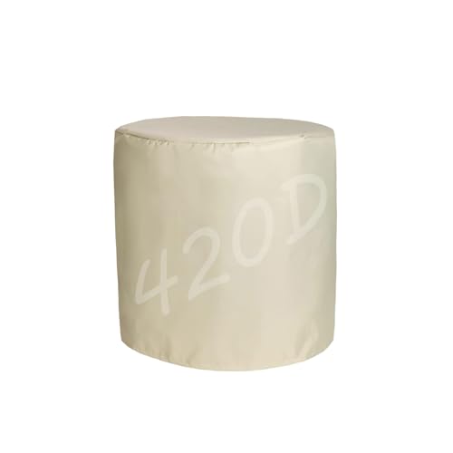 Abdeckung für Gartenmöbel Wasserdicht 80x40cm, 420D Tischabdeckungen Outdoor Rund, Wasserdichtes Atmungsaktives Oxford-Gewebe, SchutzhÜLle Gartenmöbel Mit Kordelzug von ATYUJKB