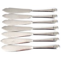 Eisenbahn Memorabilia, British Rail, Speisewagen, Messerset, Fischmesser, Silberplatte, Mid 20Th Century, Elkington Flatware, Elegantes Set von AToasttothePast