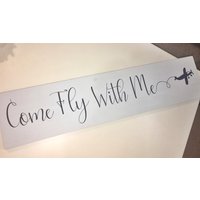 Komm, Flieg Mit. Flugzeug Dekor. Rustikale Wohnkultur. Flugzeug-Wand-Dekor. Kinderzimmer Kinder Flugzeuge. Zitate von ATouchOfBlissDesigns