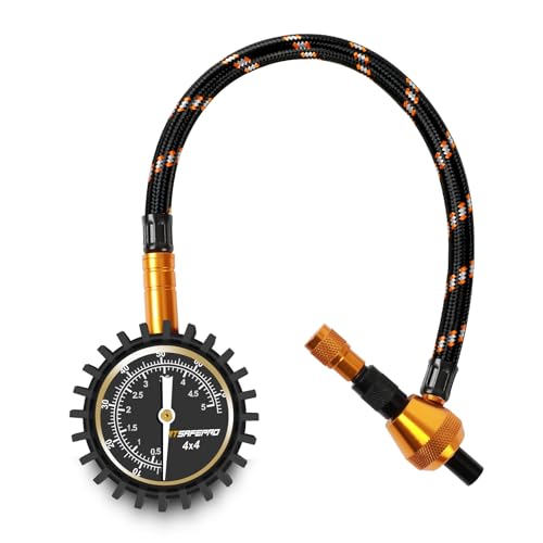 ATsafepro Reifendruckprüfer mit Entlüfter, 2 in 1 Professionelle Auto Reifendruckmesser 75Psi mit Bleed Ventil Spezialfutter für 4X4 große Off Road Reifen,Luftdruckprüfer Ablass ATsafepro Reifendruckprüfer mit Entlüfter, 2 in 1 Professionelle Auto Reifendruckmesser 75Psi mit Bleed Ventil Spezialfutter für 4X4 große Off Road Reifen,Luftdruckprüfer Ablass von ATsafepro