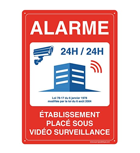 AUA SIGNALETIQUE 202064-AI-p-210x300 Mit Signal Vorgebohrtes Schild, mehrfarbig, 210x300 mm von AUA SIGNALETIQUE