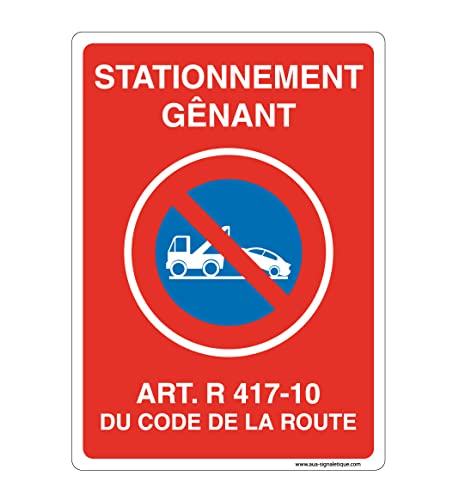 AUA SIGNALETIQUE 202161-AI-a-350x490 Mit Signal Schild, rot von AUA SIGNALETIQUE